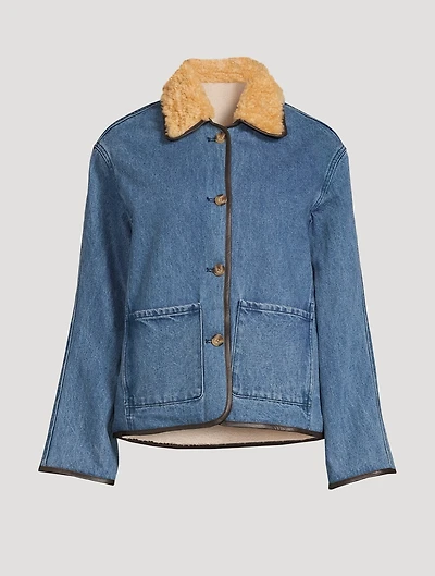 Townes Reversible Sherpa Denim Jacket