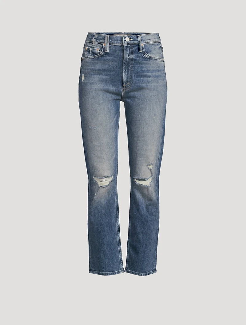 Rider Hight-Waisted Straight-Leg Jeans