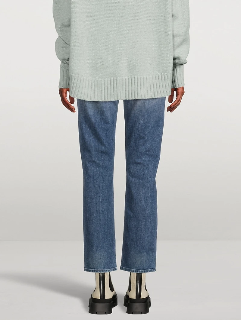 Rider Hight-Waisted Straight-Leg Jeans