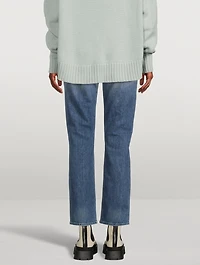 Rider Hight-Waisted Straight-Leg Jeans