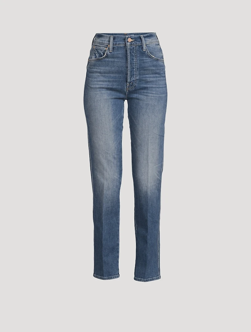 Hiker High-Waisted Straight-Leg Jeans