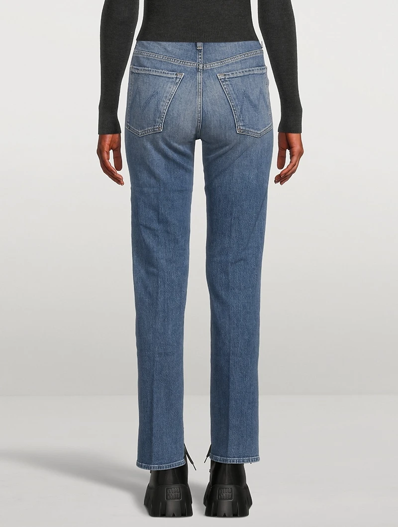 Hiker High-Waisted Straight-Leg Jeans