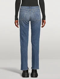 Hiker High-Waisted Straight-Leg Jeans