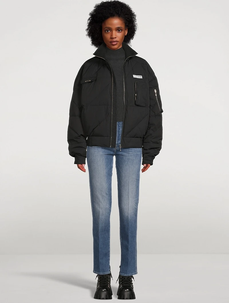 Hiker High-Waisted Straight-Leg Jeans
