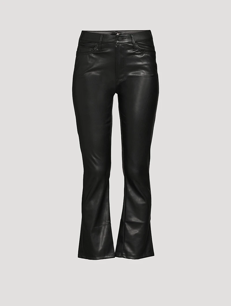 The Insider Faux Leather Bootcut Pants