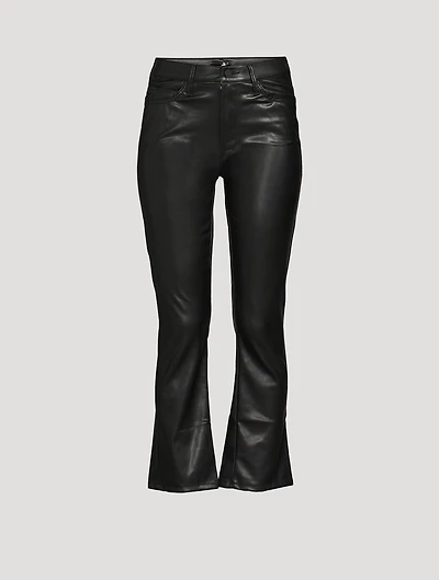 The Insider Faux Leather Bootcut Pants