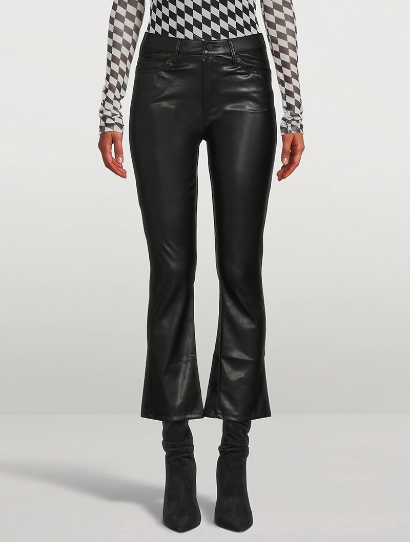 The Insider Faux Leather Bootcut Pants