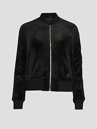 Assinica Velour Bomber Jacket