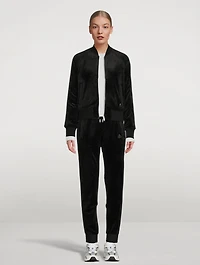 Assinica Velour Bomber Jacket