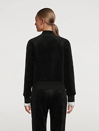 Assinica Velour Bomber Jacket