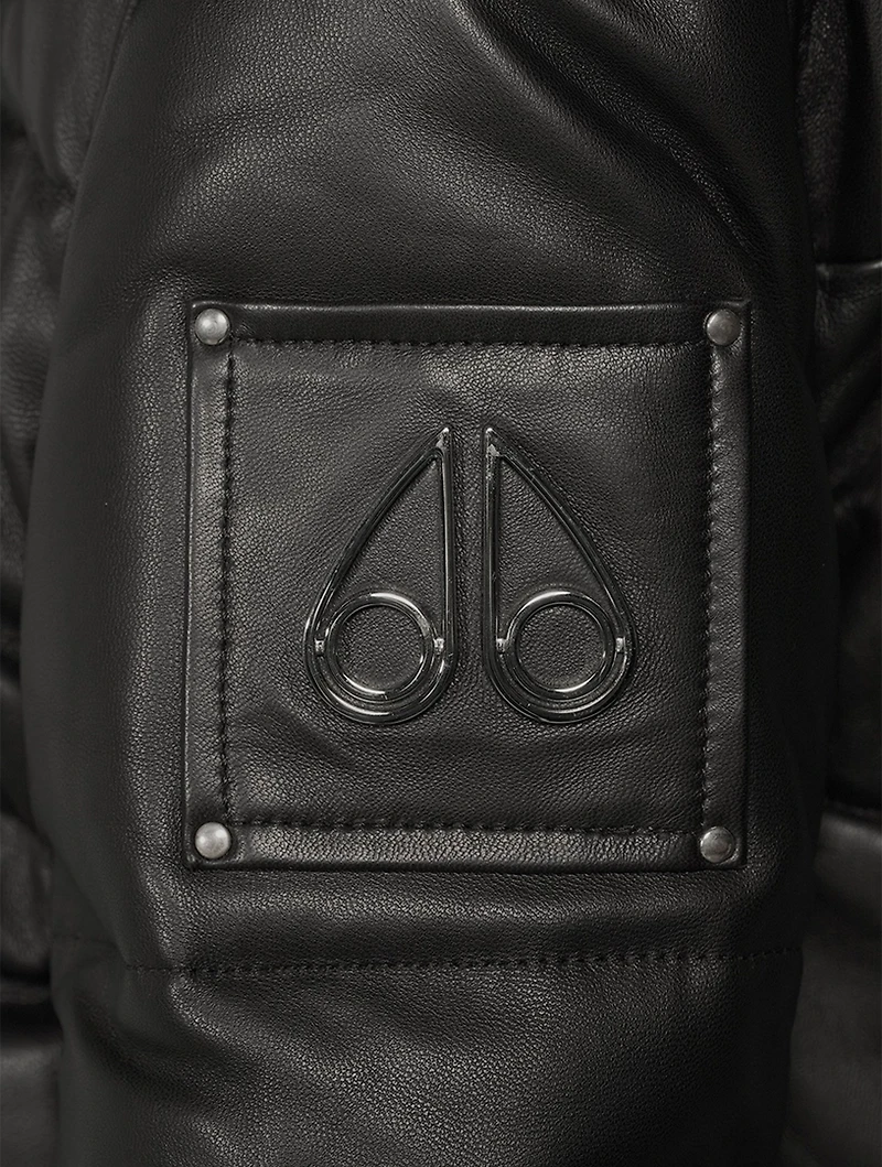 Chauvreulx Down Leather Puffer