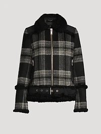 Kechika Wool And Mohair Biker Jacket