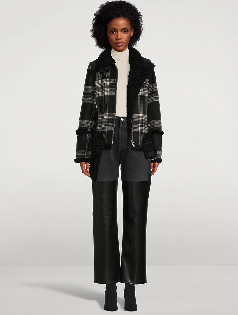 Kechika Wool And Mohair Biker Jacket