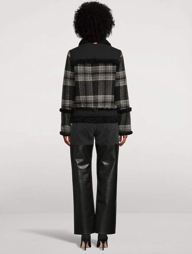 Kechika Wool And Mohair Biker Jacket