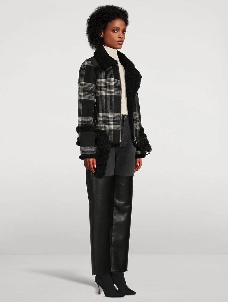 Kechika Wool And Mohair Biker Jacket