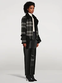 Kechika Wool And Mohair Biker Jacket