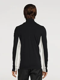 Ski Wool-Blend Half-Zip Top