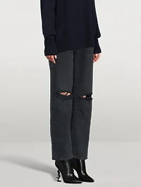 90s Pinch Waist Straight Jeans