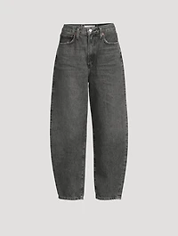 Balloon Curved Ultra High-Waisted Jeans