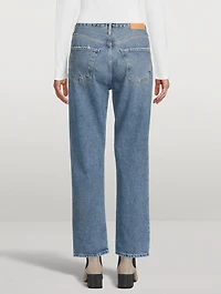 Sabine High-Waisted Straight-Leg Jeans