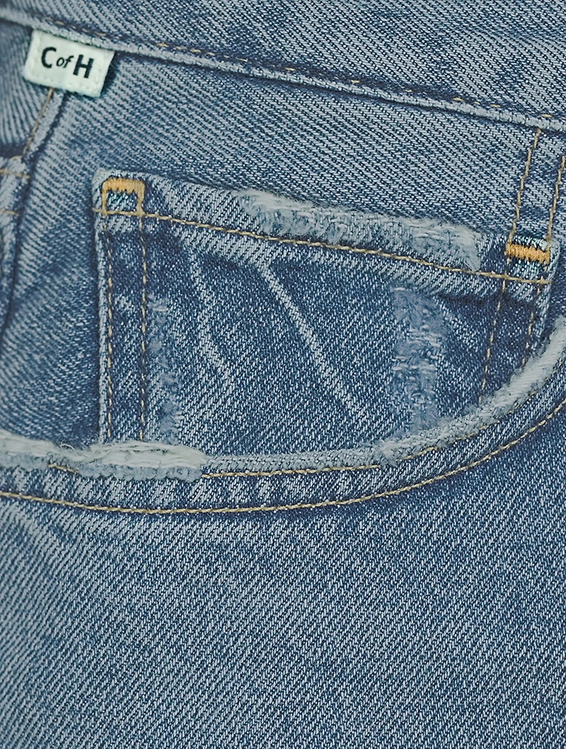 Sabine High-Waisted Straight-Leg Jeans