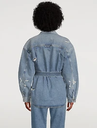 Dolly Belted Denim Jacket