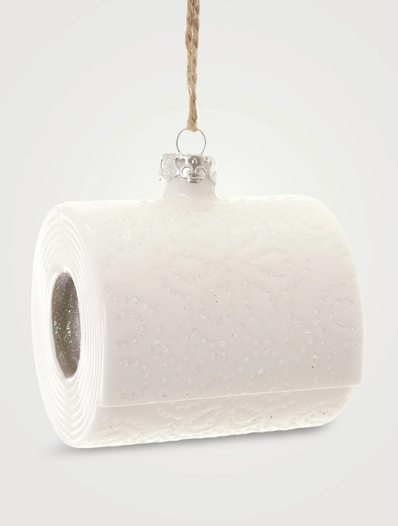 Toilet Paper Glass Ornament