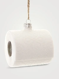 Toilet Paper Glass Ornament