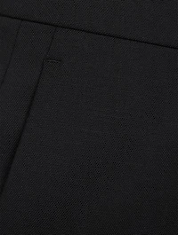 Cropped Stretch-Wool Trousers
