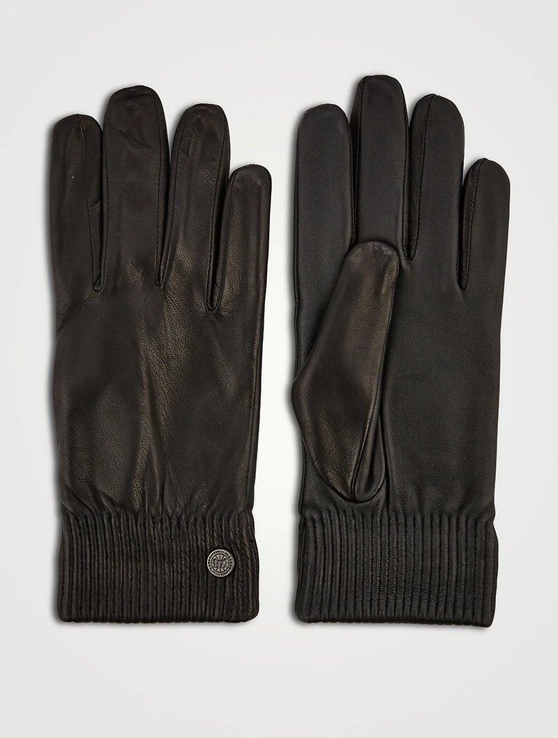 Leather Rib Luxe Gloves
