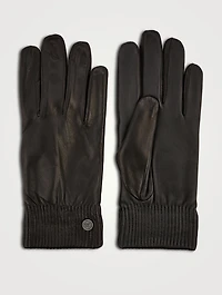 Leather Rib Luxe Gloves