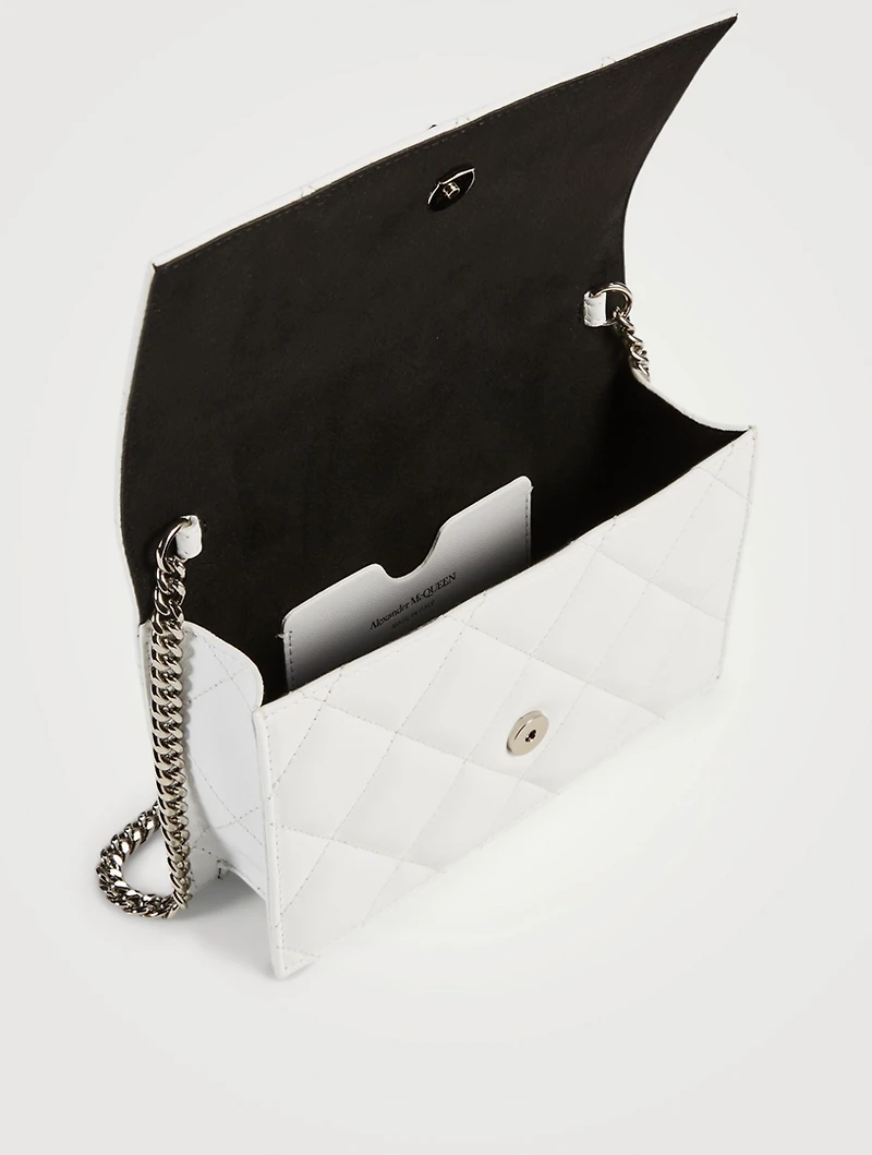 Mini Graffiti Skull Leather Bag