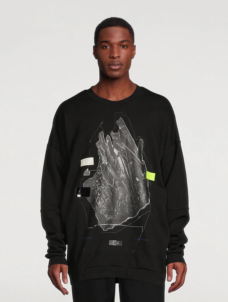 Palla Cotton Fleece Oversized Sweater