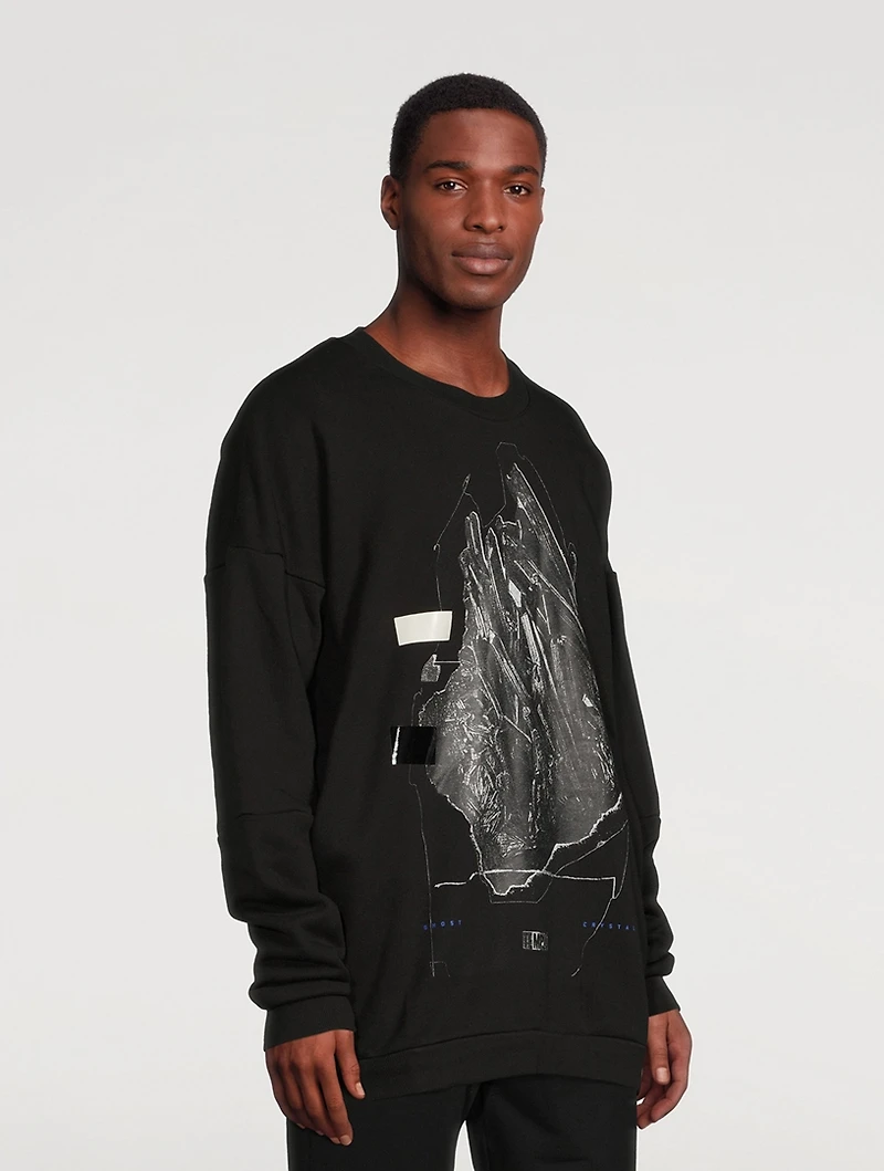 Palla Cotton Fleece Oversized Sweater