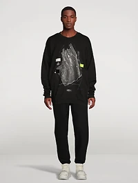 Palla Cotton Fleece Oversized Sweater