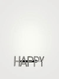 Happy Crystal Giant Hair Pin