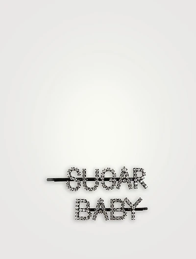 Set of Two Sugar Baby Crystal Hair Pins