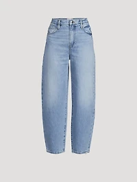 Ultra High-Rise Barrel-Leg Jeans