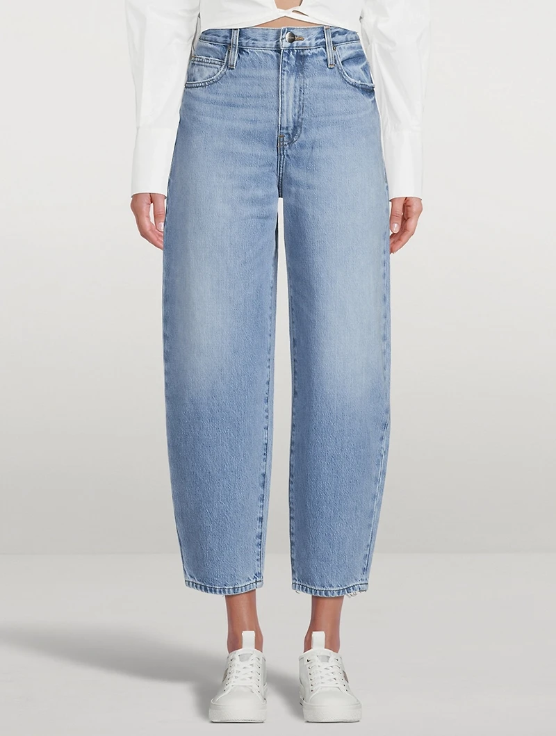 Ultra High-Rise Barrel-Leg Jeans