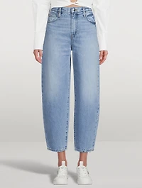 Ultra High-Rise Barrel-Leg Jeans