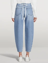 Ultra High-Rise Barrel-Leg Jeans