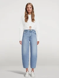 Ultra High-Rise Barrel-Leg Jeans
