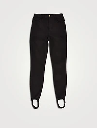 Ali High-Rise Cigarette Jeans With Stirrup