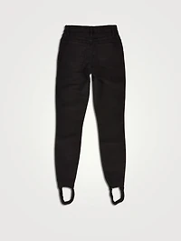 Ali High-Rise Cigarette Jeans With Stirrup