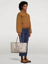 Mixed Fleece Pullover Jacket