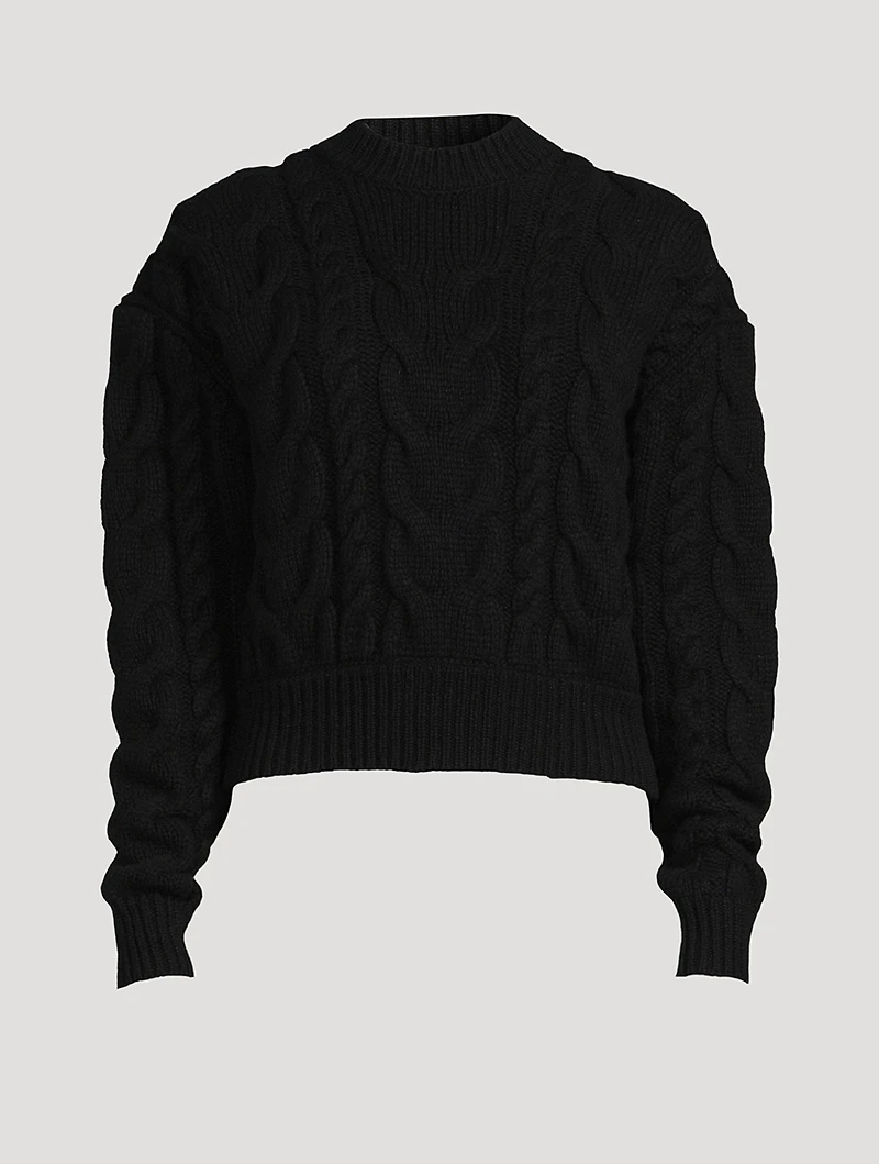 Wool Cable-Knit Sweater