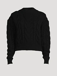 Wool Cable-Knit Sweater