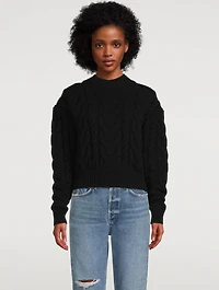 Wool Cable-Knit Sweater