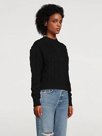 Wool Cable-Knit Sweater