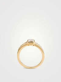 18K Gold Diamond Ring
